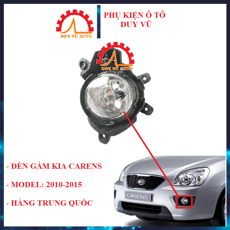 Đèn gầm đèn sương mù kia carens đời 2010 2011 2012 2013 2014 2015
