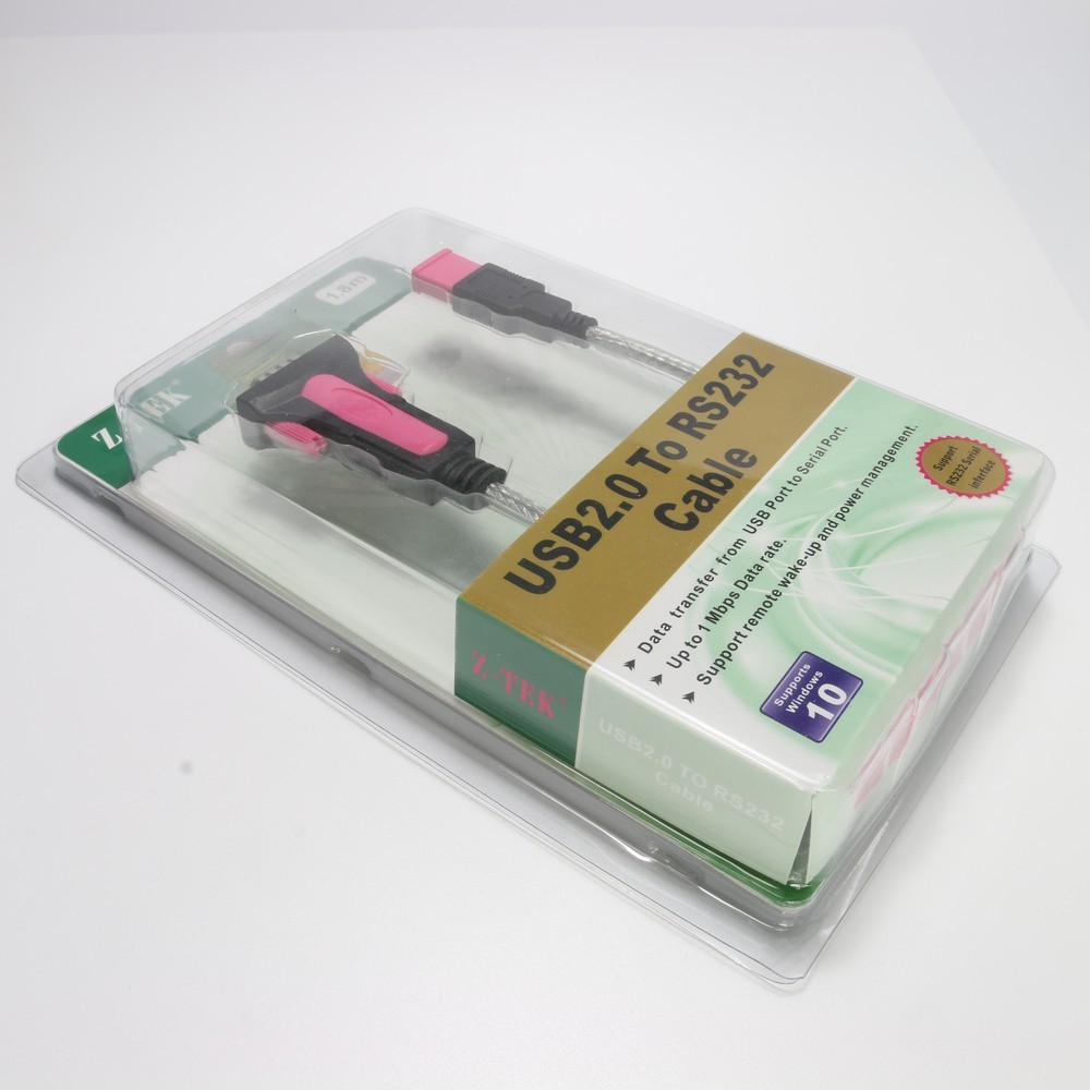 CÁP USB SANG RS232 1.8M ZTEK ZE533A - USB SERIAL PORT FT232