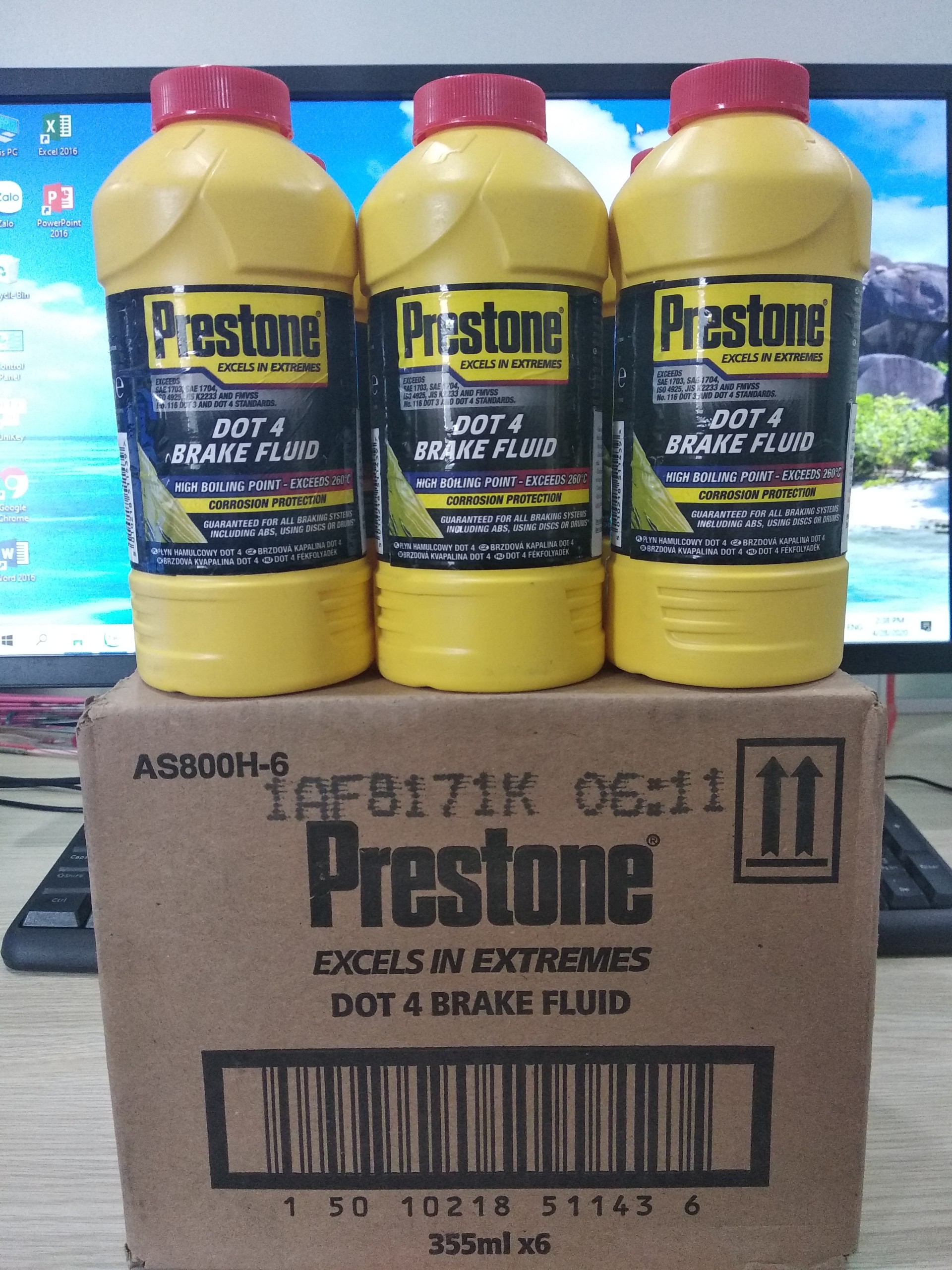 HCM - Dầu thắng DOT4 - PRESTONE , nhập khẩu Anh Quốc