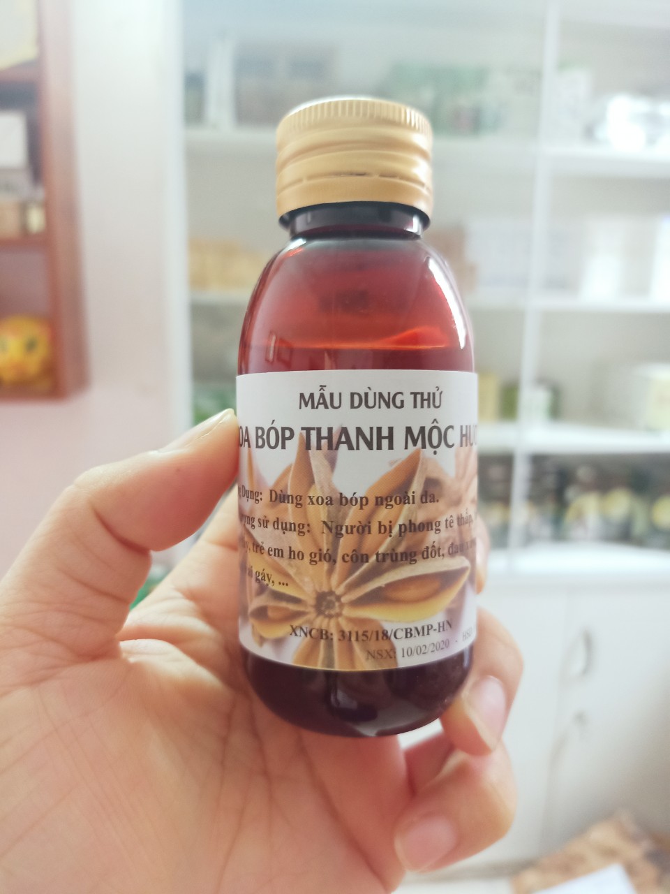 [ Hà Nội] Thảo Dược Xoa Bóp Dân Tộc Dao Thanh Mộc Hương 100ml [Thanh Mộc Hương Hà Nội]