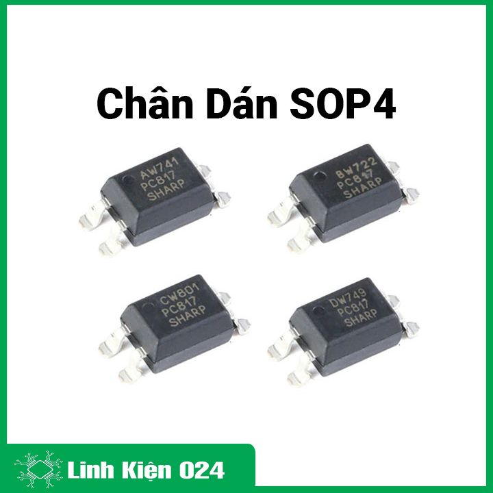 Opto PC817 Sharp 5V 5mA DIP4 / SOP4