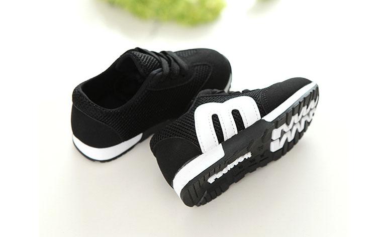 Giày thể thao bé trai thời trang RS009 (Đen) Size 21-30