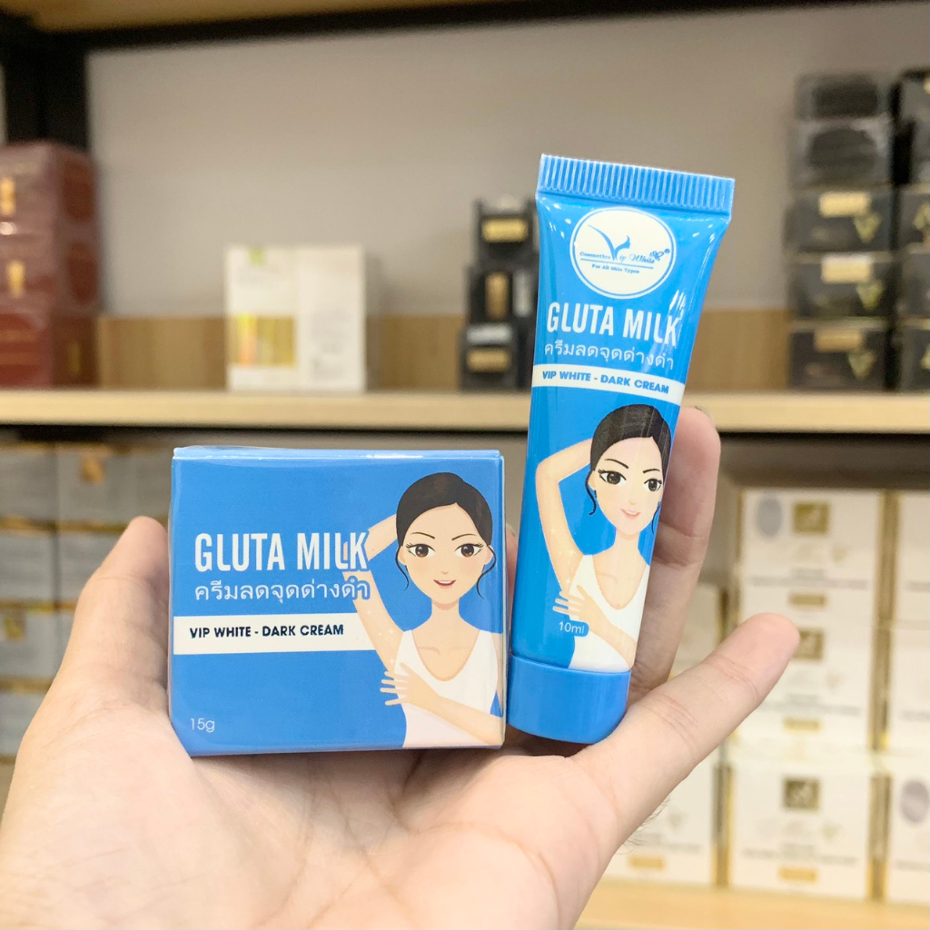 Kem giảm thâm nách gluta milk 15g- 1 hộp tặng 1 tuýp
