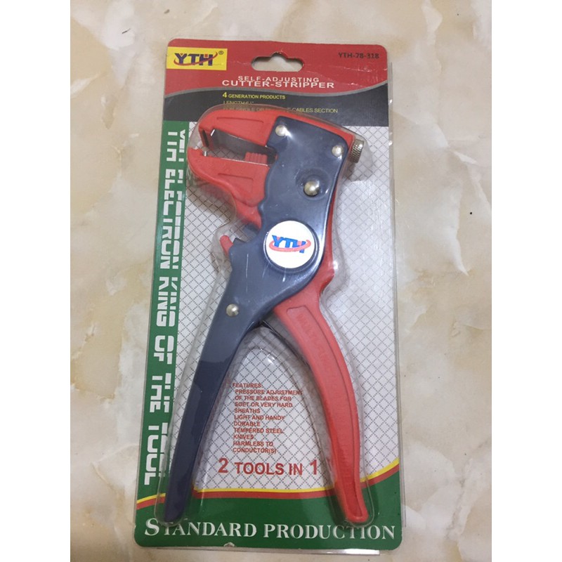 Kìm tuốt cắt dây điện mỏ quạ YTH cao cấp _TKDN
