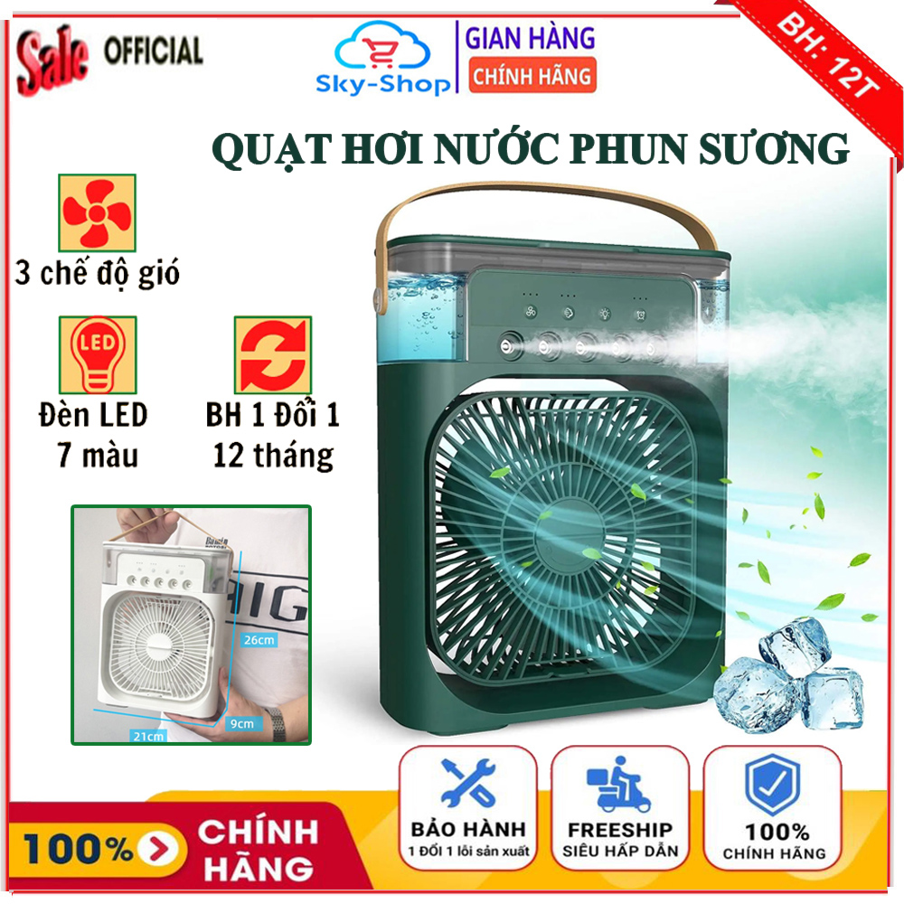 Quạt Điều Hòa Máy Lạnh, Quạt Điều Hòa Hơi Nước Mini Giá Rẻ