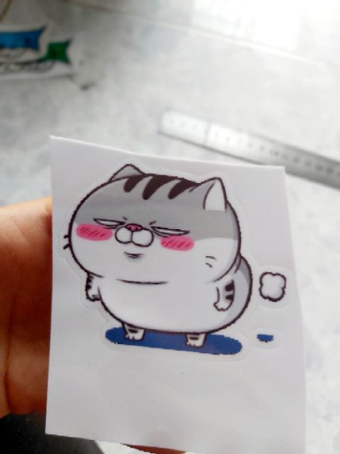 Combo 2 Tem Sticker Mèo Ú Cute Giá Rẻ