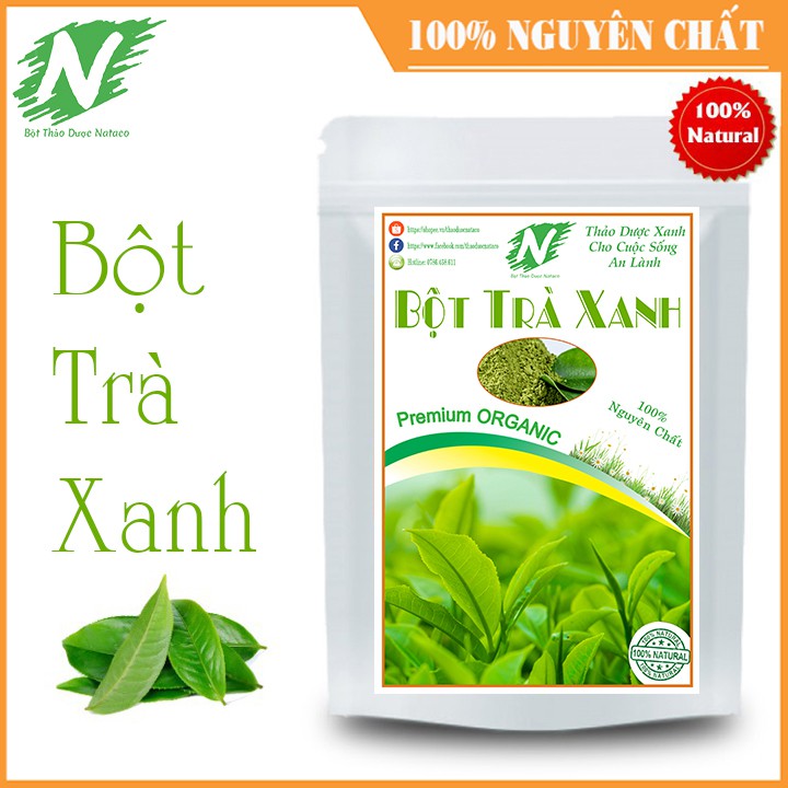 [HCM]Bột Trà Xanh Nguyên Chất 100g