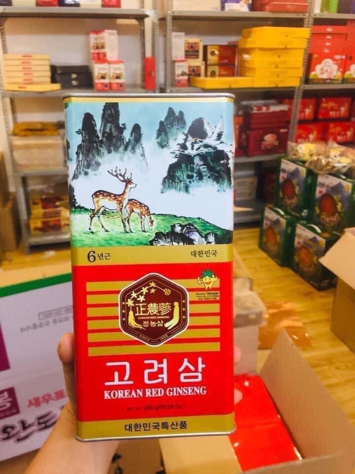 SÂM CỦ KHÔ HỘP THIẾC 150G NGUYÊN CỦ
