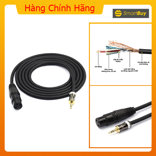 Dây micro XLR – 3.5 TIKO cao cấp - Hàng chính hãng