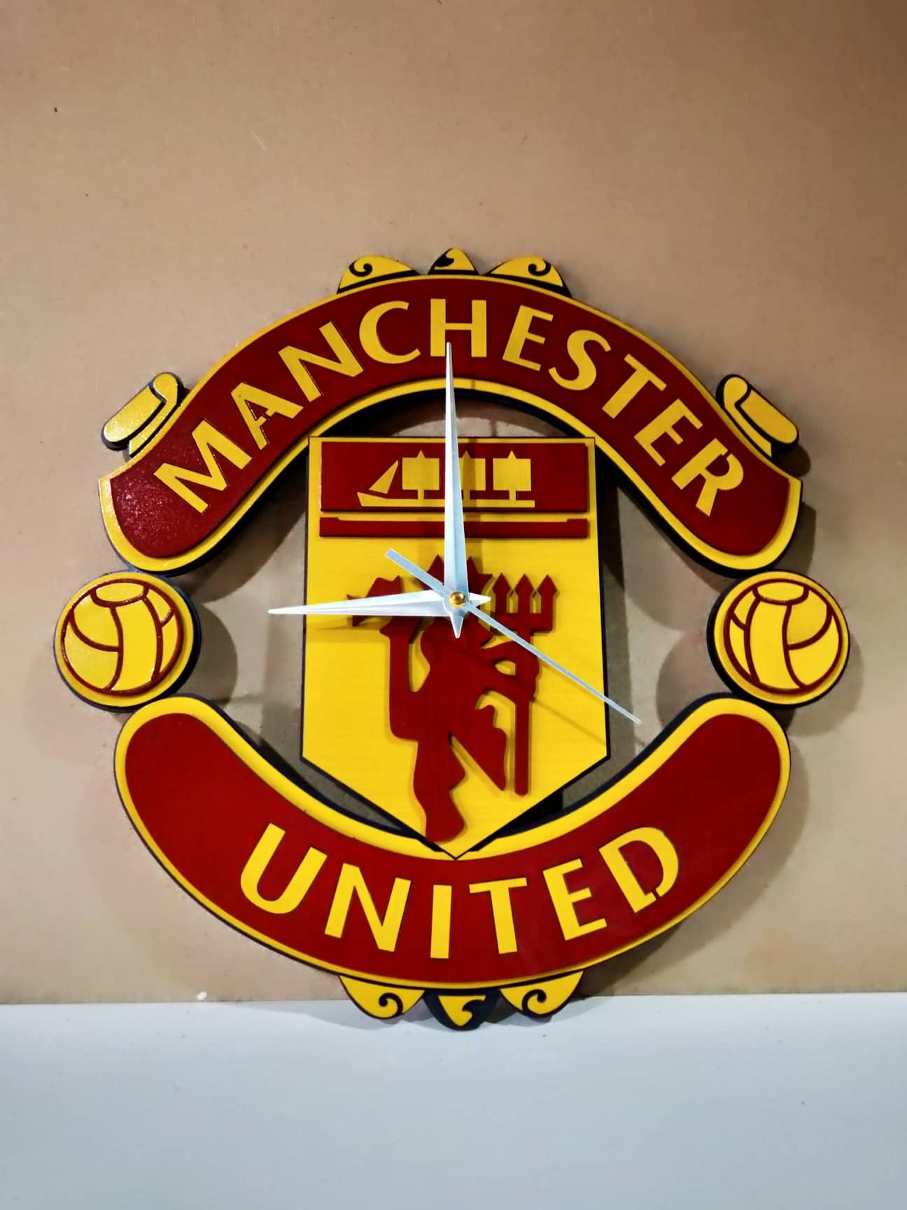 Đồng Hồ Logo Câu Lạc Bộ Bóng Đá Manchester United