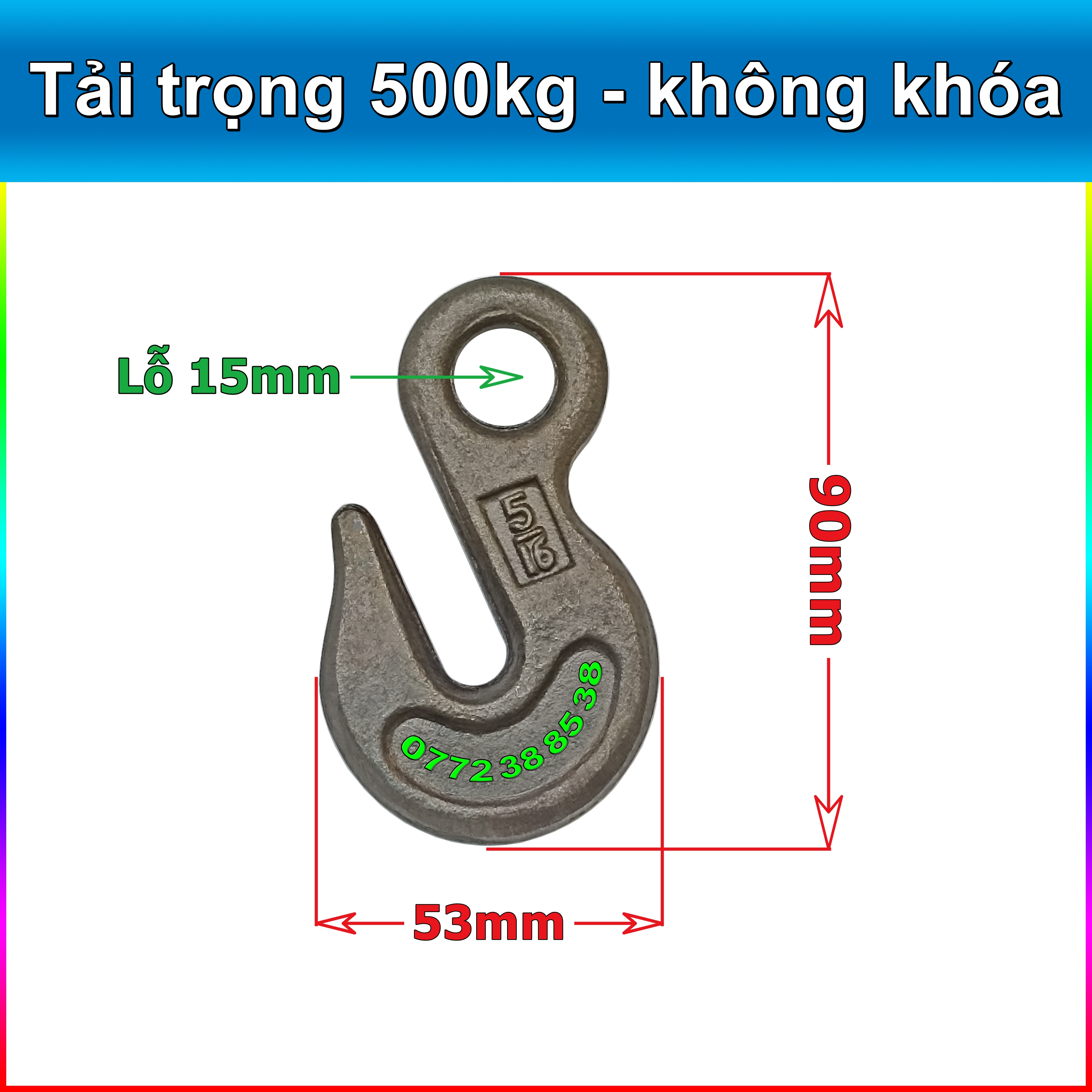 Móc cẩu - móc cẩu cáp