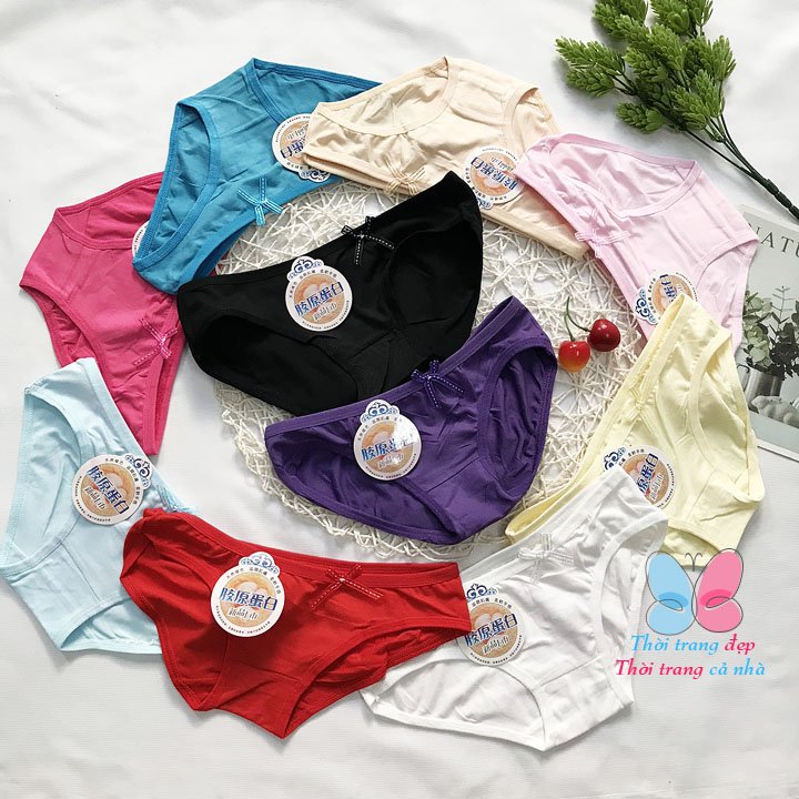 Quần lót bé gái freesize từ 22kg đến 28kg thun cotton mềm mát QC802