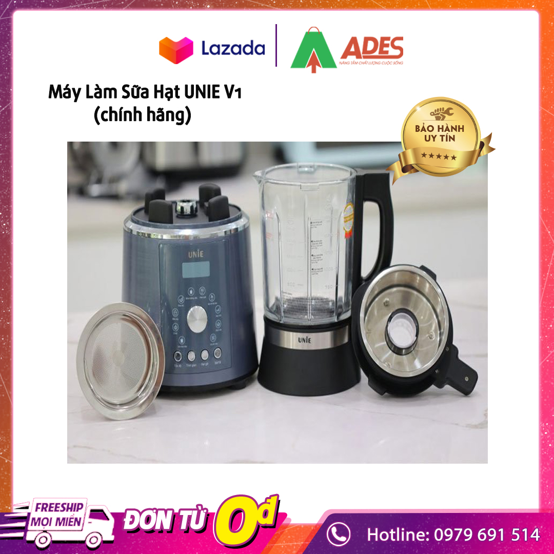 [SALE SỐC] Máy Làm Sữa Hạt UNIE V1 - Bảo Hành 1 NĂM