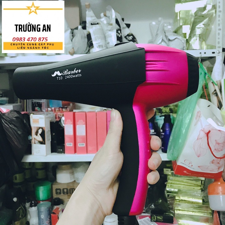 Máy sấy tóc chuyên dụng t10 cho salon barbershop công suất 2400w