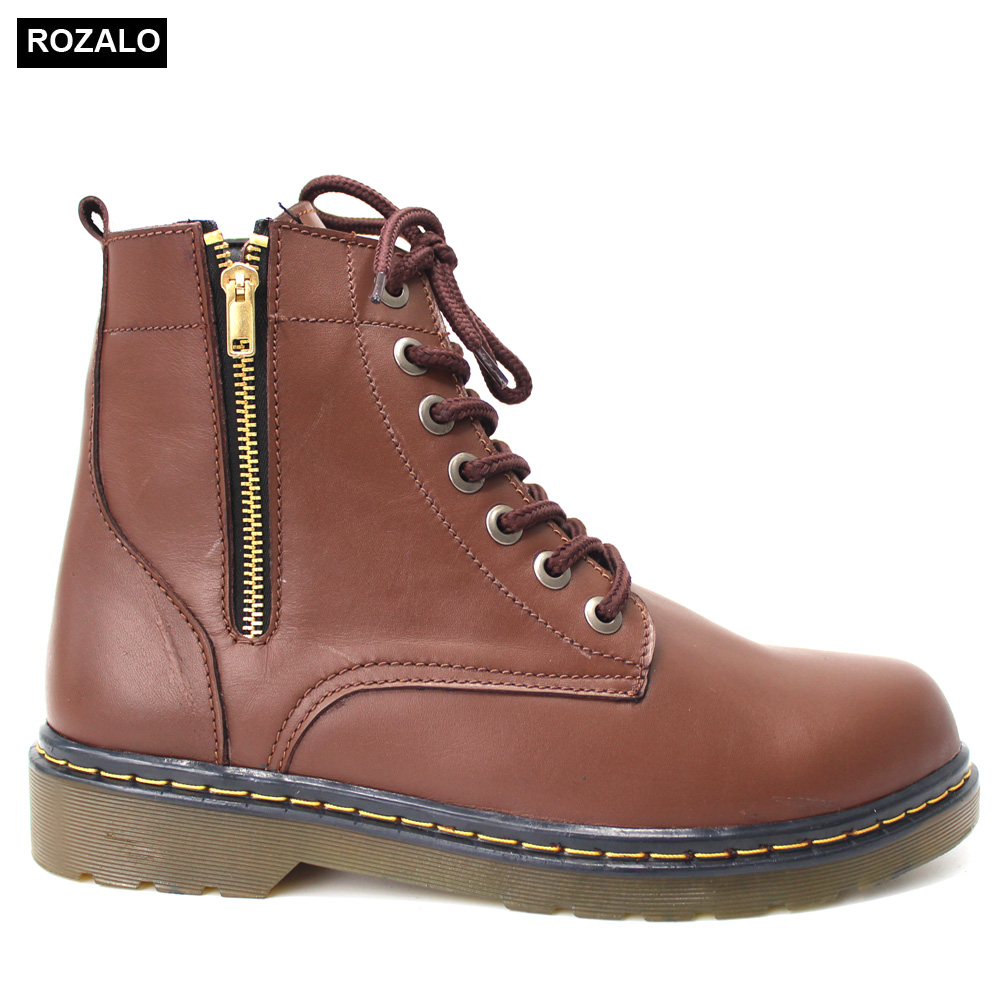 Giày boot nam da bò đế kếp Rozalo R7900