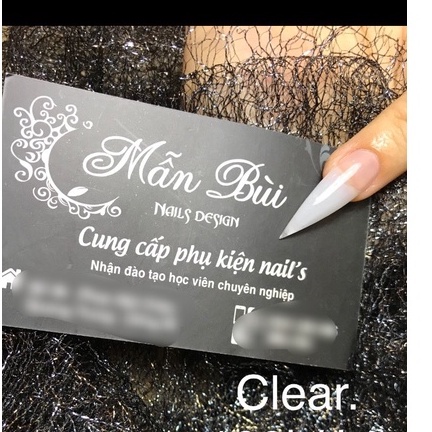 Bột clear,trong, trắng, trắng đục, nature, nature nhũ, đục đắp móng mỹ, đắp hoa hũ 10g