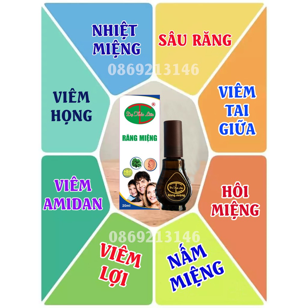 [Hoàn tiền 20%] Tinh dầu răng miệng Dạ Thảo Liên 20ml