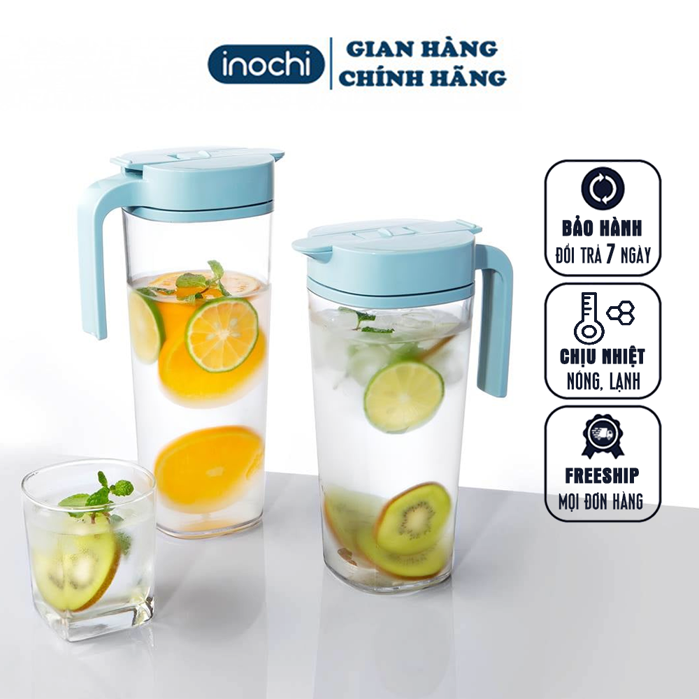 Bình nước - bình đựng nước uống cao cấp Biwa INOCHI 1,2L-1.6L An toàn cho sức khoẻ với khả năng kháng khuẩn và thiết kế trang trọng