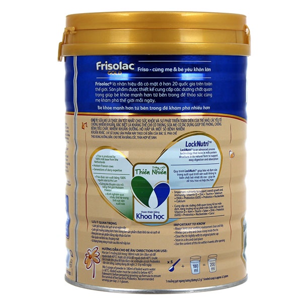 [Date 9.2025] Sữa bột Friso Gold 3 lon 850g