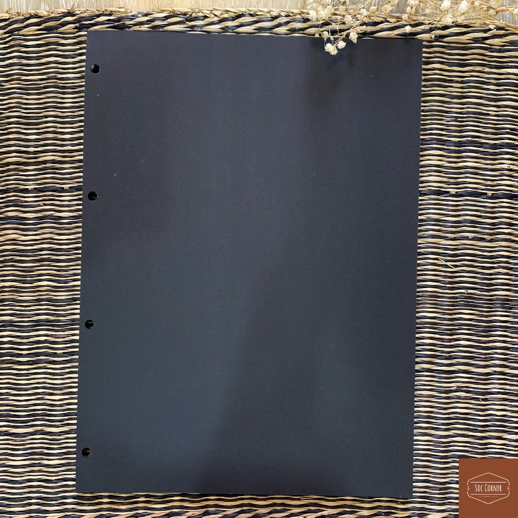 [HCM]Giấy refill ĐEN cho sổ còng A6/ A5/ B5/ A4