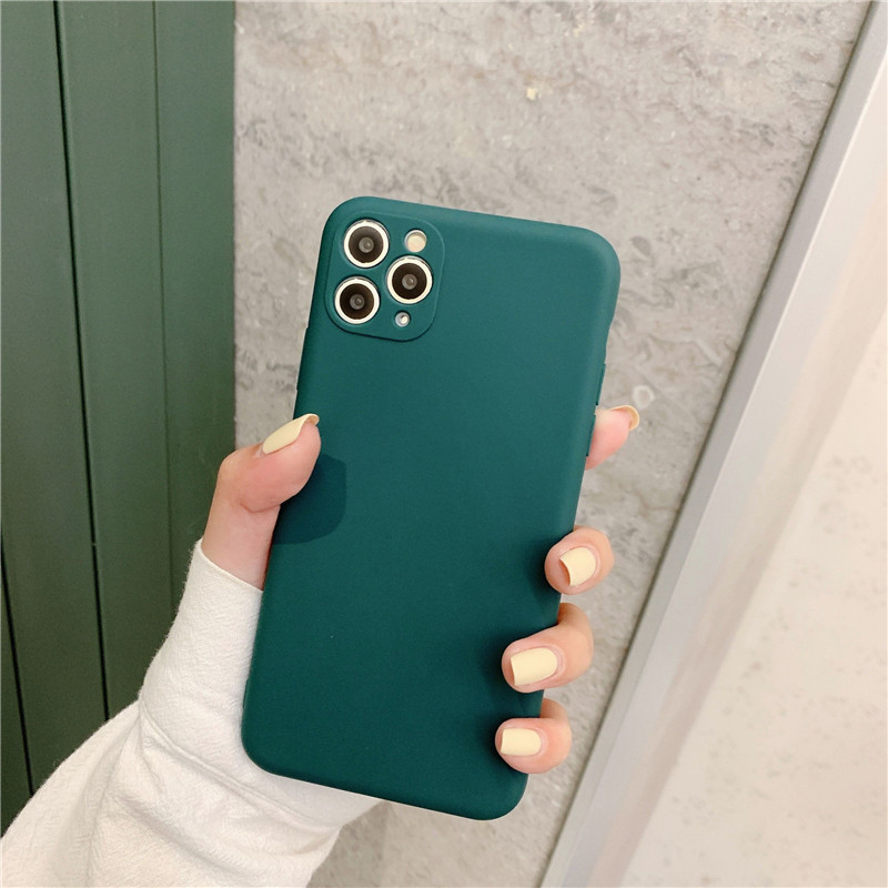 Ốp Lưng Silicon Màu Bảo Vệ CAMERA