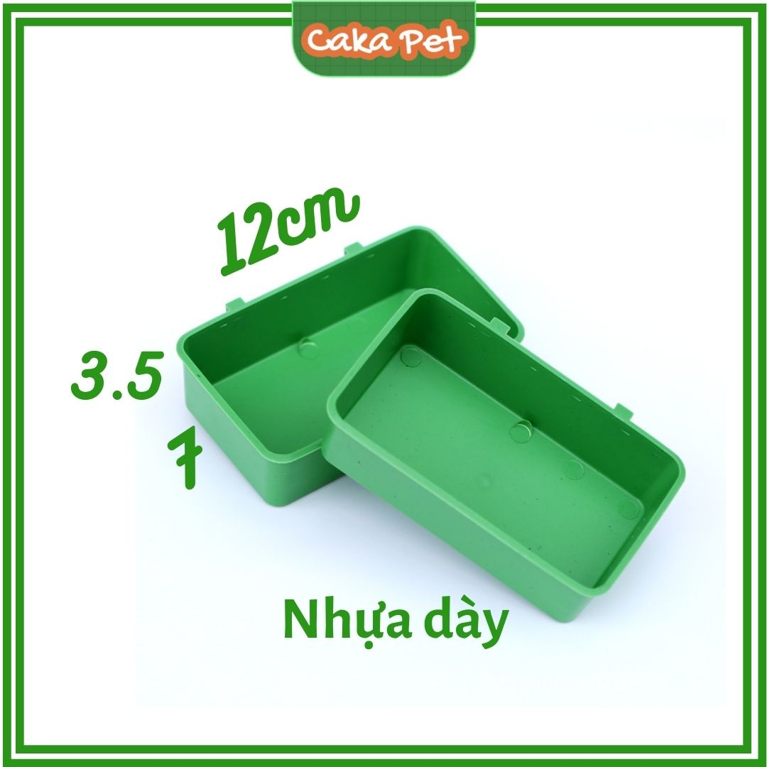 Bát ăn cho hamster, chuột lang (bọ ú)🐹𝗕𝗮̉𝗼 𝗵𝗮̀𝗻𝗵 𝟭 đ𝗼̂̉𝗶 𝟭🐰 Dành cho cả thỏ, chinchilla, nhím kiểng, sóc bay