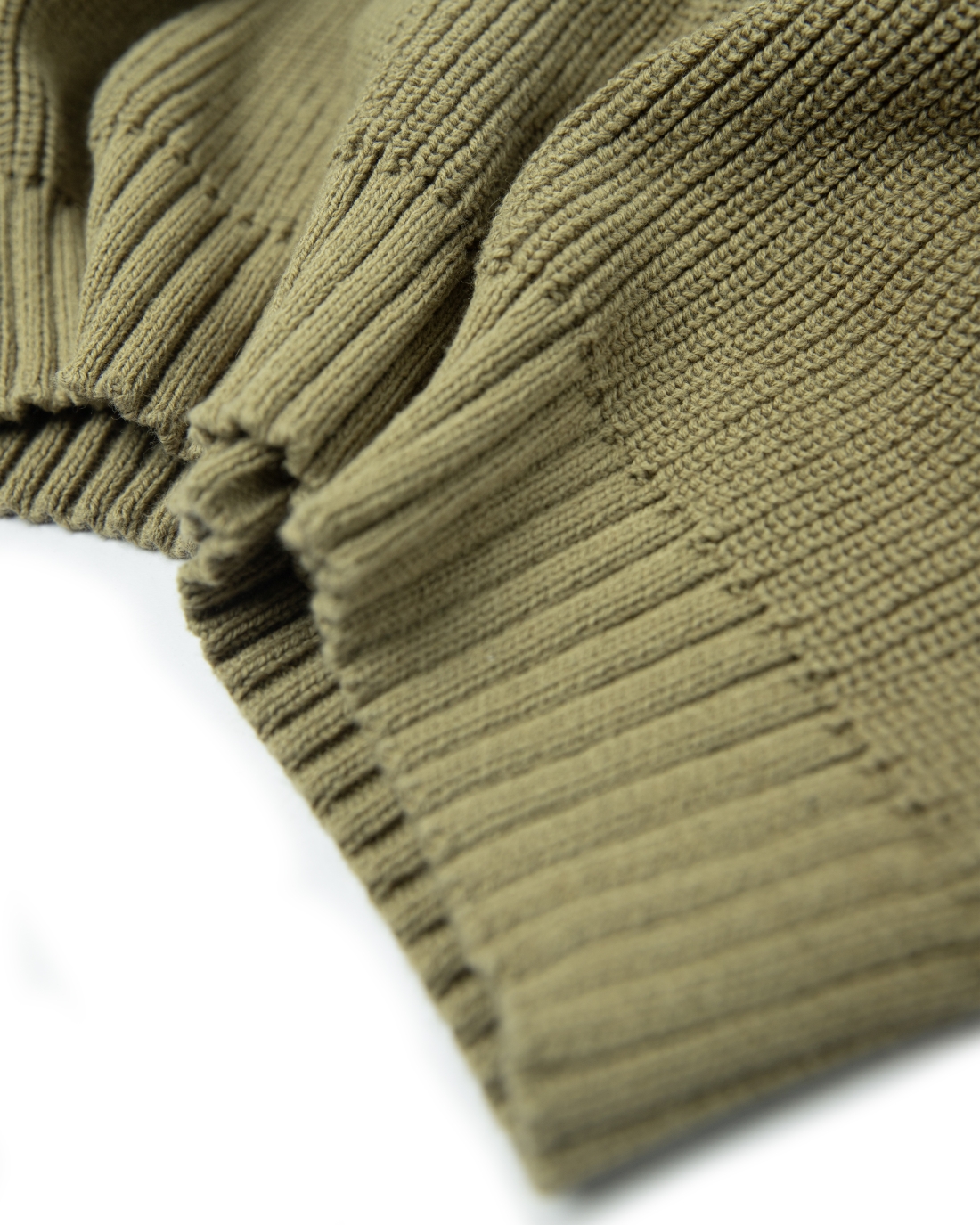 LOGO WASHED YELLOW KNIT SWEATER