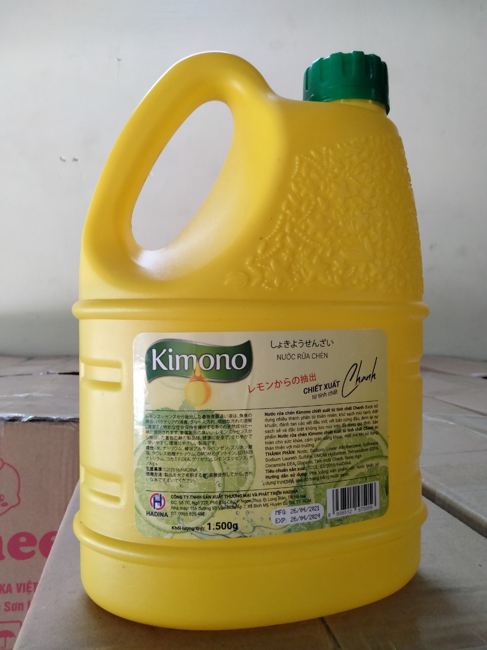[HCM] Nước Rửa Chén Bát KIMONO Công Nghệ Nhật Bản 1500ml