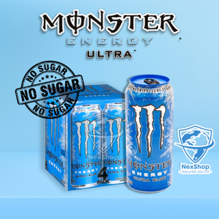 Monster Energy Blue UItra Nước Tăng Lực Không Đường Ultra 473ml Mỹ thumbnail