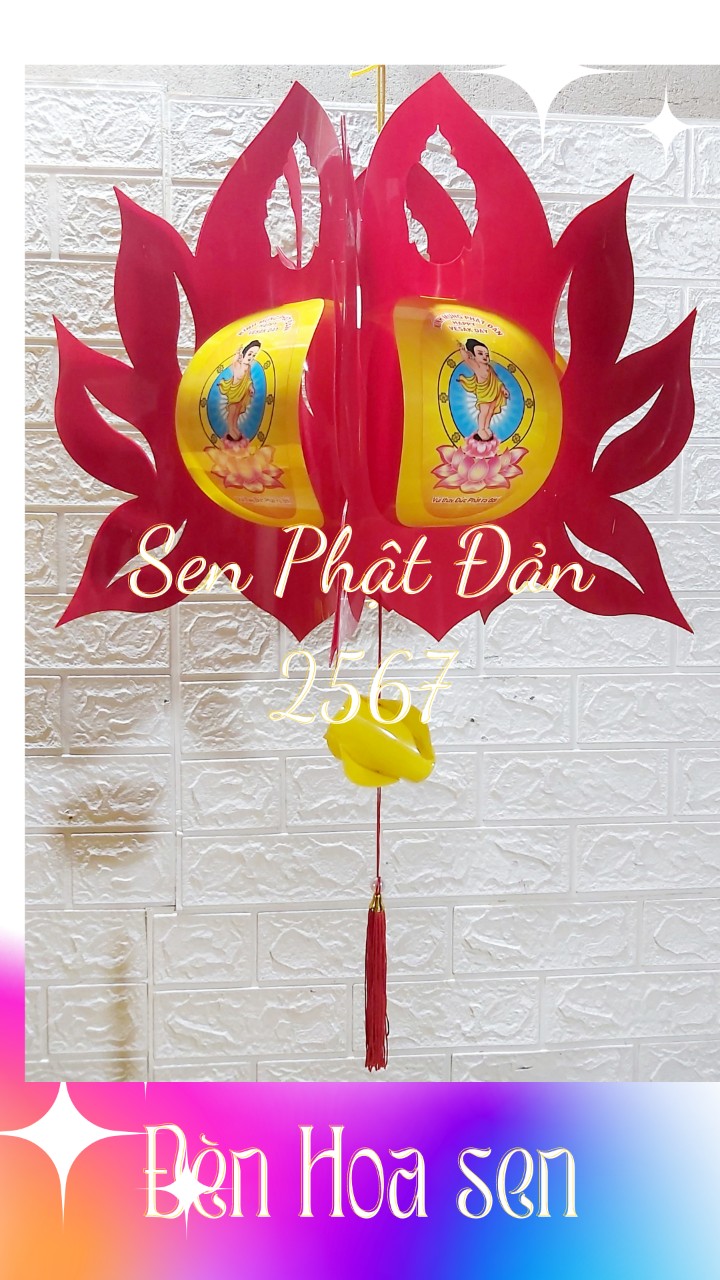 Đèn Hoa sen Phật đản 2567