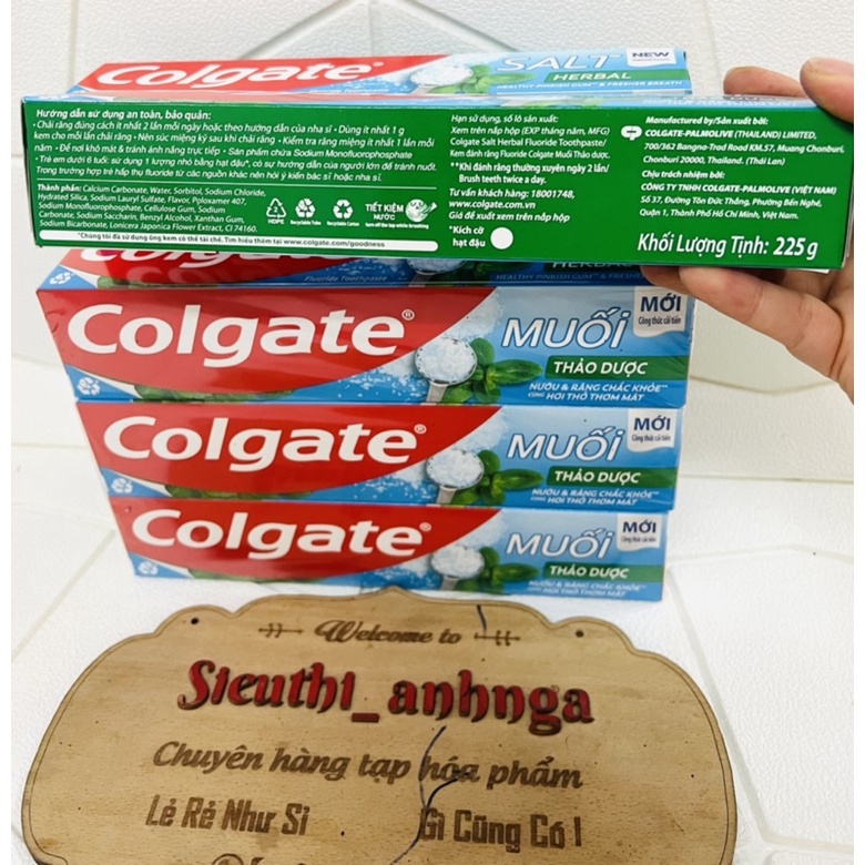 Kem Đánh Răng Colgate Muối Thảo Dược 225g