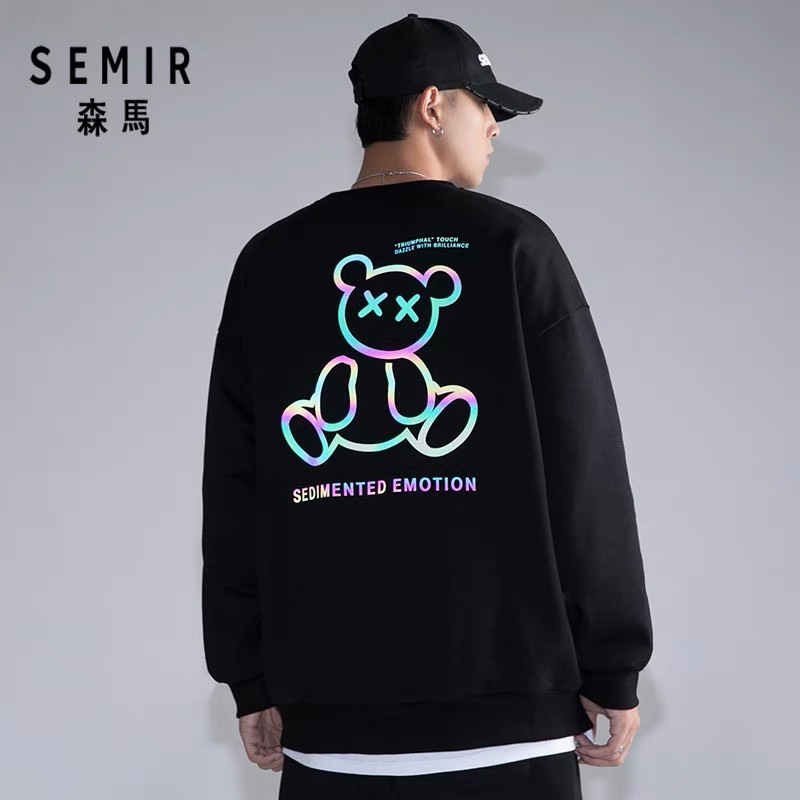 Áo sweater Gấu form unisex nam nữ