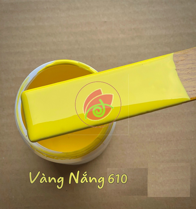 Sơn chậu màu vàng nắng dolphin hệ nước 1kg