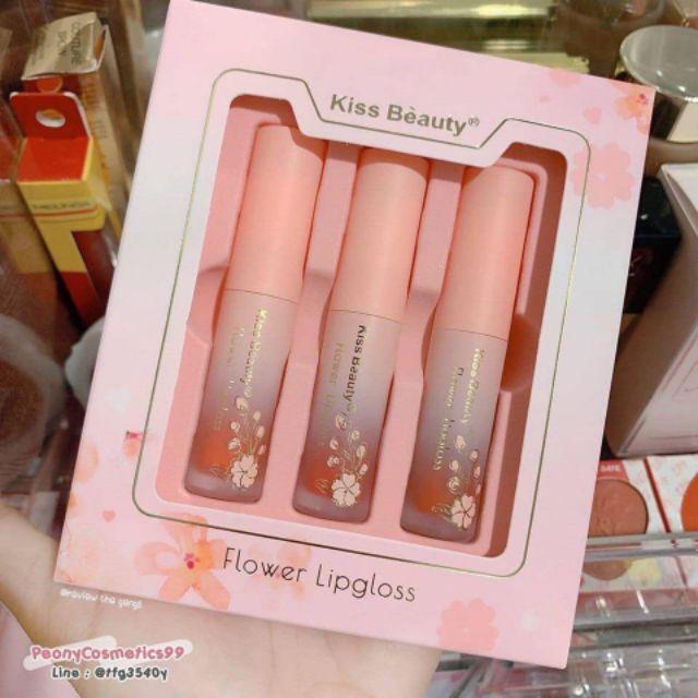 Set 3 cây Son Kem Kiss Beauty