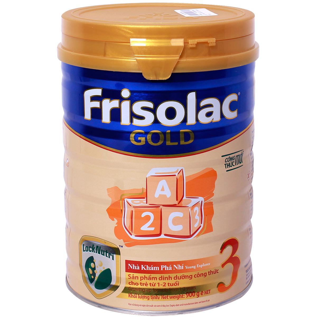Bộ 2 sữa bột Frisolac Gold 3 1500g