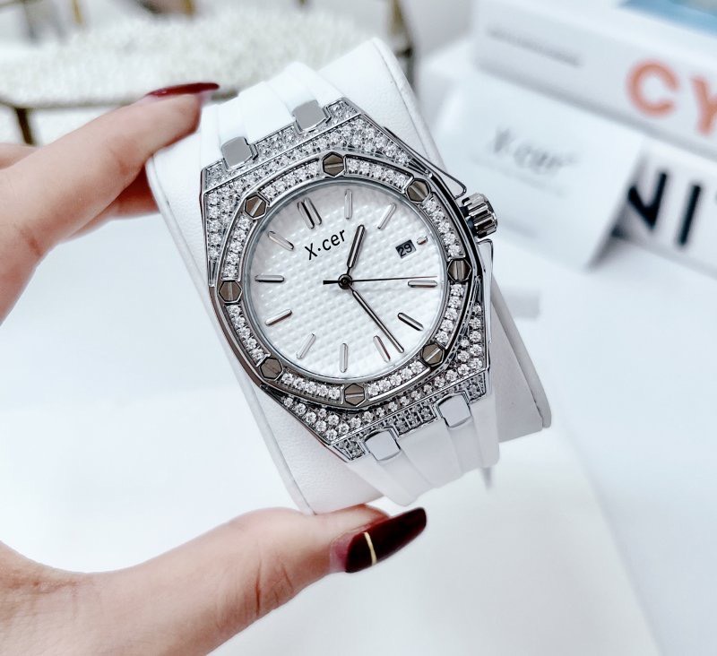 Xcer 36mm size 36mm genuine silicone strap waterproof ladies watch fullbox , shop Kiwi