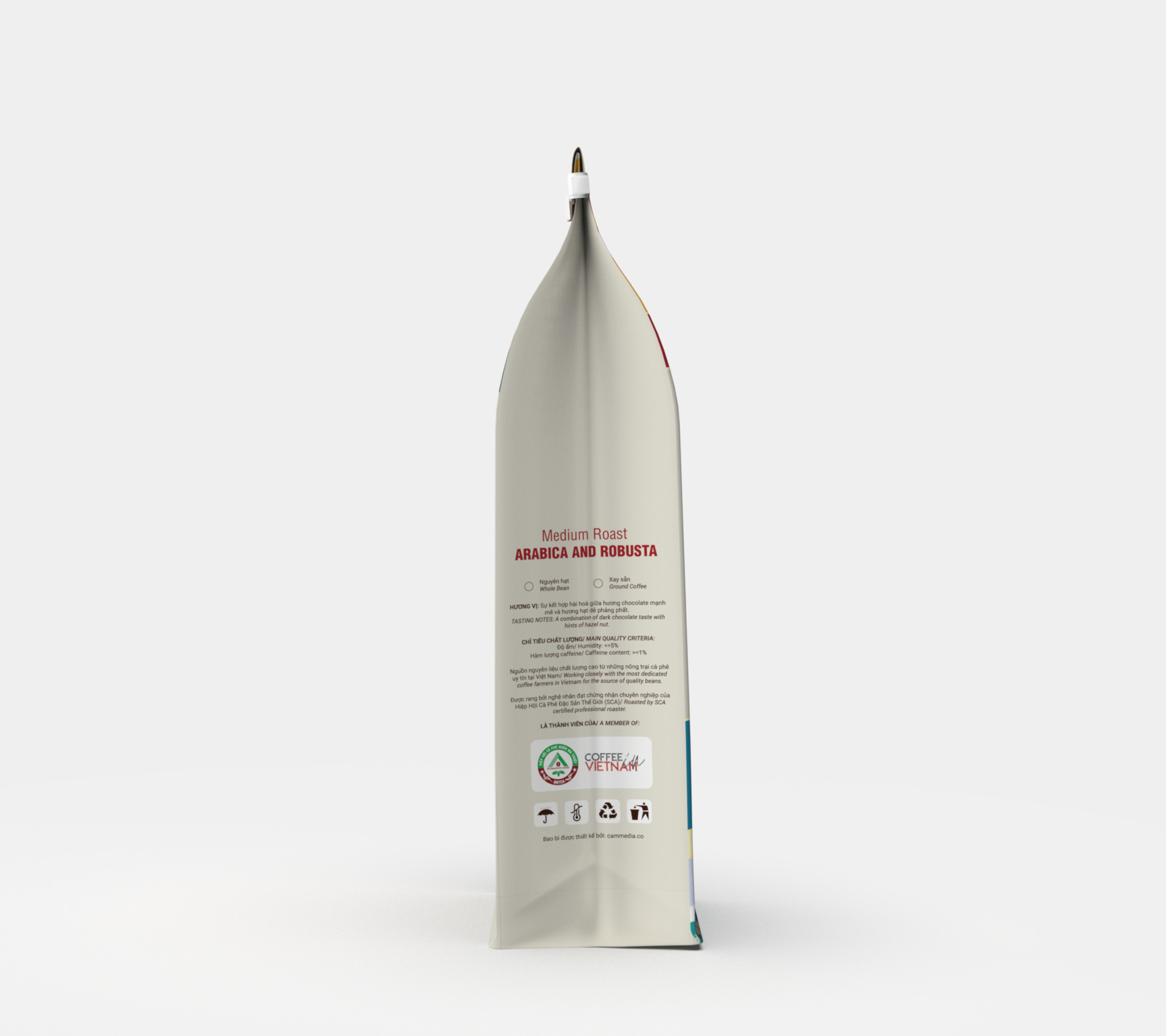 Cà Phê Blend 30 Arabica & 70 Robusta Premium - Morning Blend | Hương chocolate & hạt dẻ | Pha cf sữa
