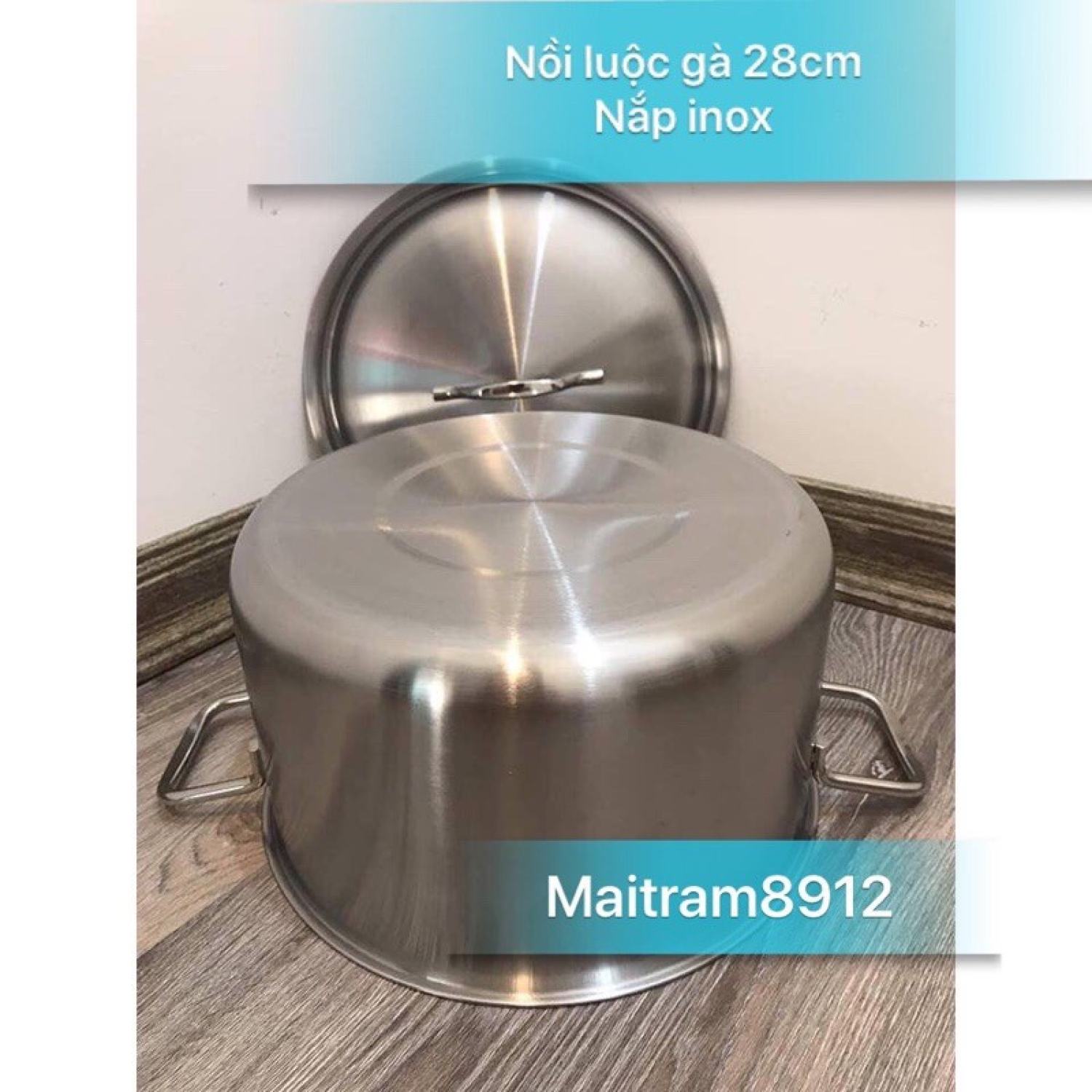Nồi luộc gà thương hiệu H.T Cook, Panasonic, Klins từ size 30 cm