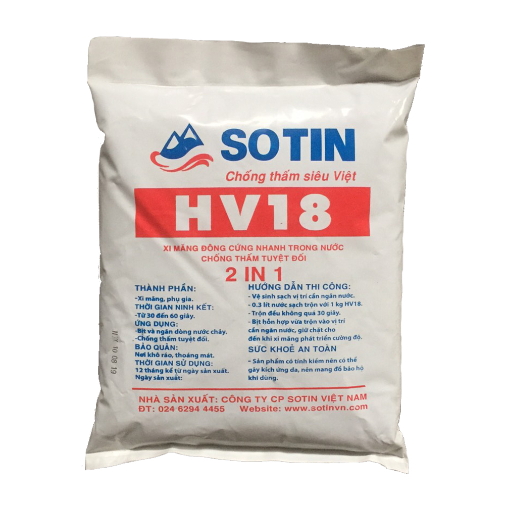 Hv18 - xi măng đông cứng nhanh chống thấm