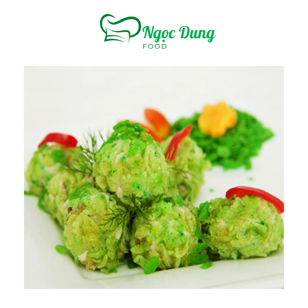 Chả cá cuọn cốm xanh vĩ 35 viên 500gr (giao tphcm)