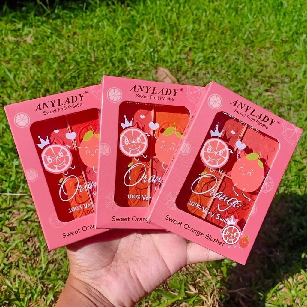 Phấn ám hồng 4 ô ANYLADY Orange Blusher Thái Lan