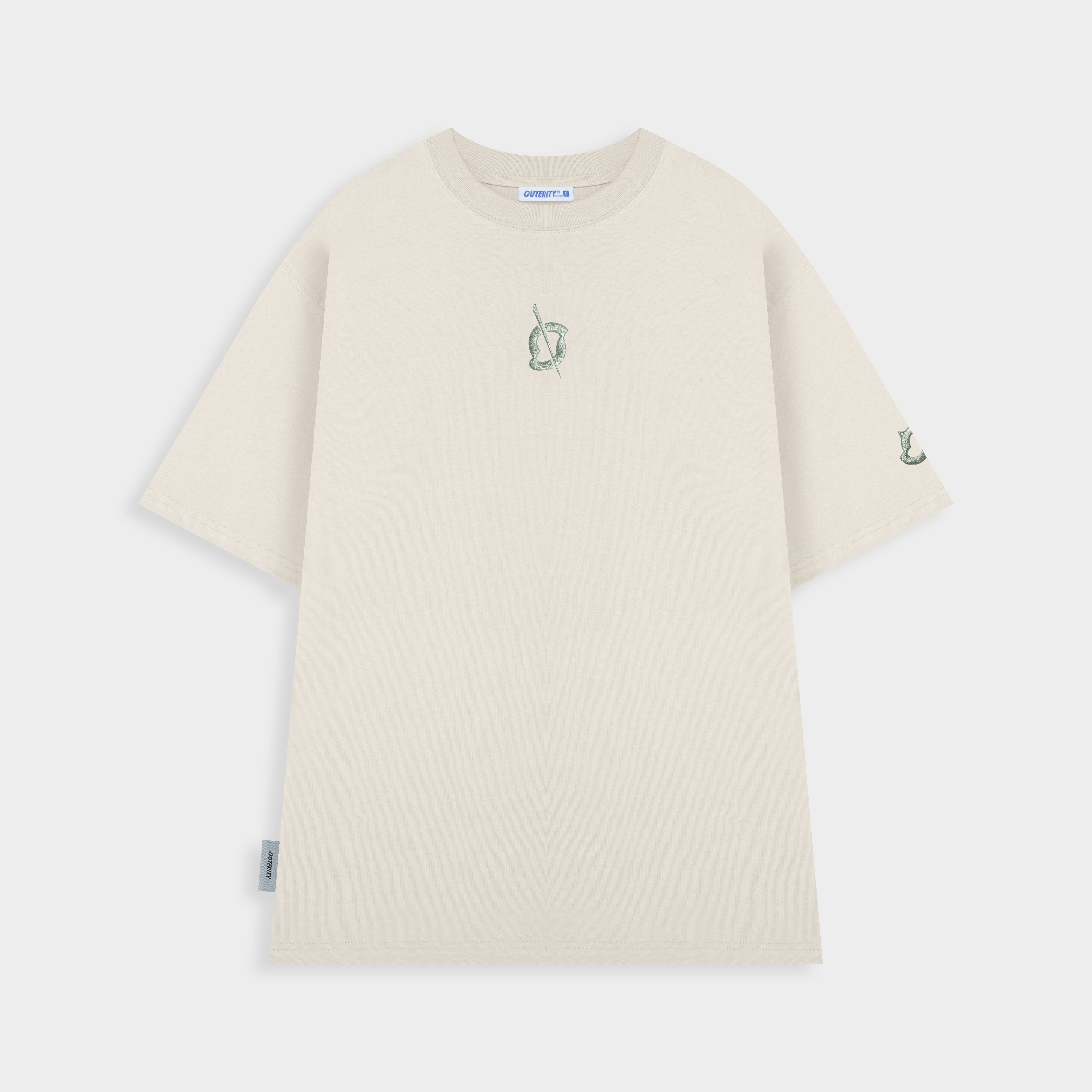 Áo thun Outerity Half Tee / Màu Xám Trắng - ATO1009