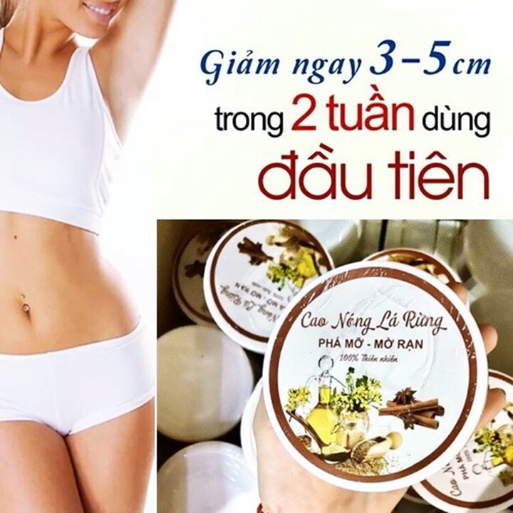 KEM TAN MỠ CAO NÓNG LÁ RỪNG MỜ RẠN DA 200G