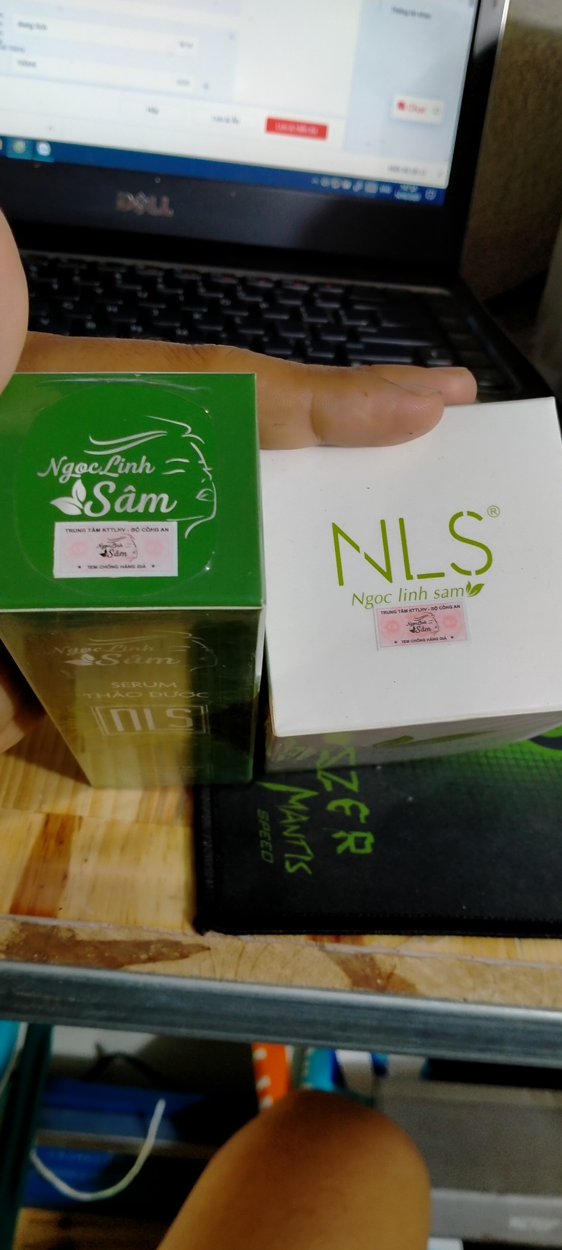 COMBO SR NGỌC LINH SÂM VÀ  BỘT RM  MẪU MỚI