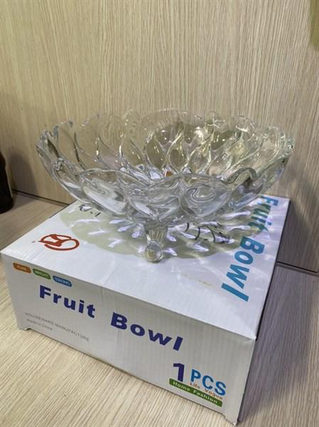 [HCM]Thố thủy tinh 3 chân Fruit Bolw