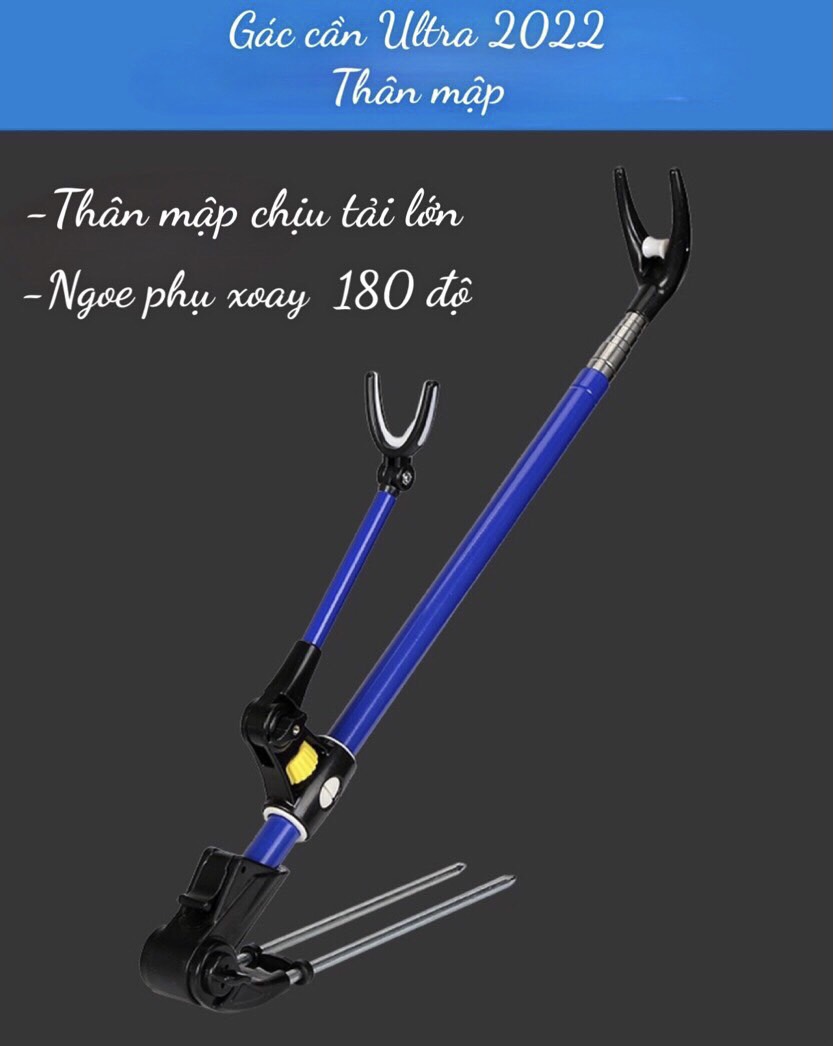 Gác cần câu đài, chống cần câu đài, câu đơn, câu tay 2m1-2m4