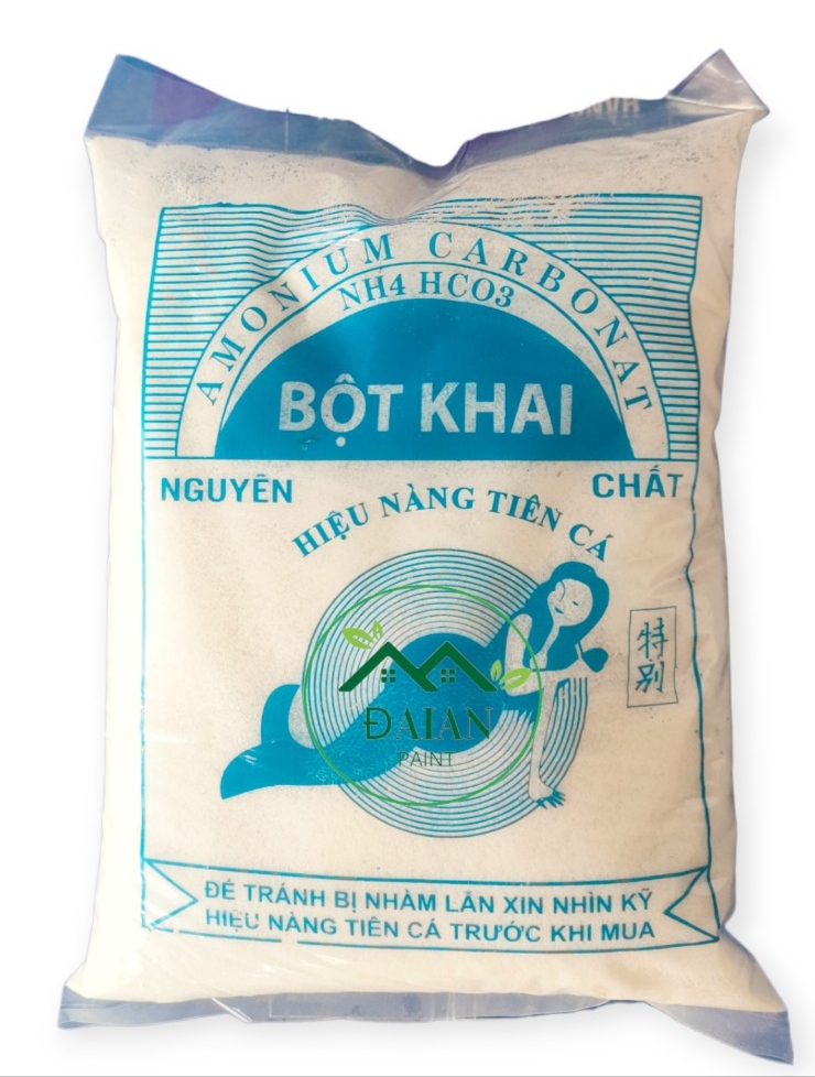 BỘT KHAI HIỆU NÀNG TIÊN CÁ ( AMONIUM CARBONAT) DÙNG ĐỂ TẨY GỖ