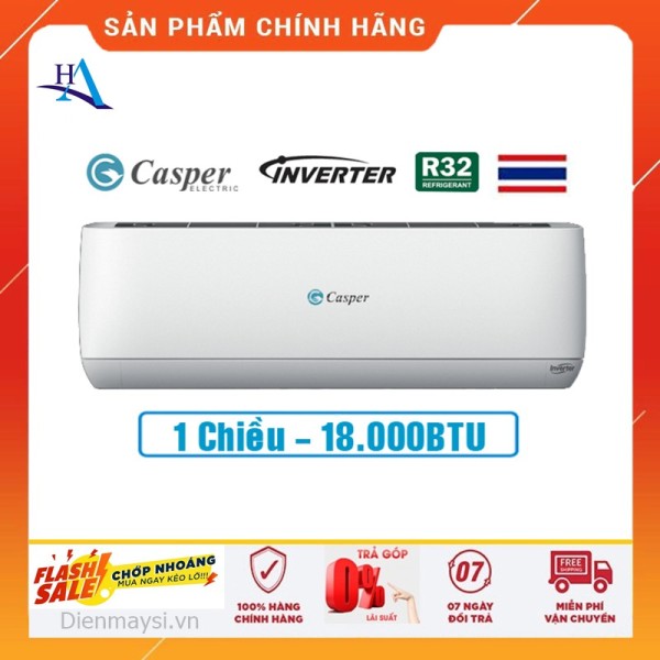 [HCM]Máy lạnh Casper Inverter 2 HP GC-18TL32 (Miễn phí giao tại HCM-ngoài tỉnh liên hệ shop)
