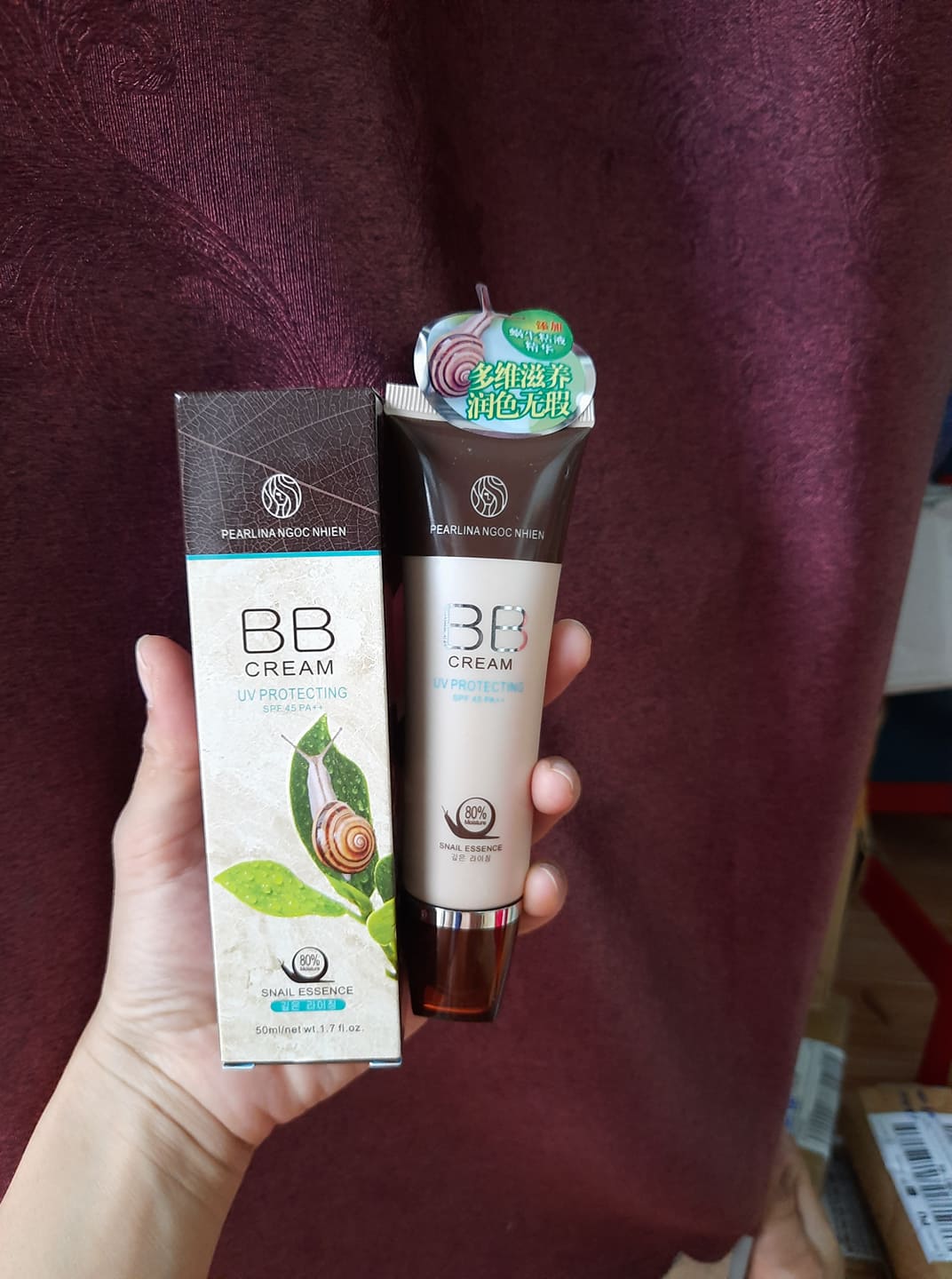 [HCM]Kem Nền Dưỡng Trắng Da BB Ốc Sên Siêu Mịn