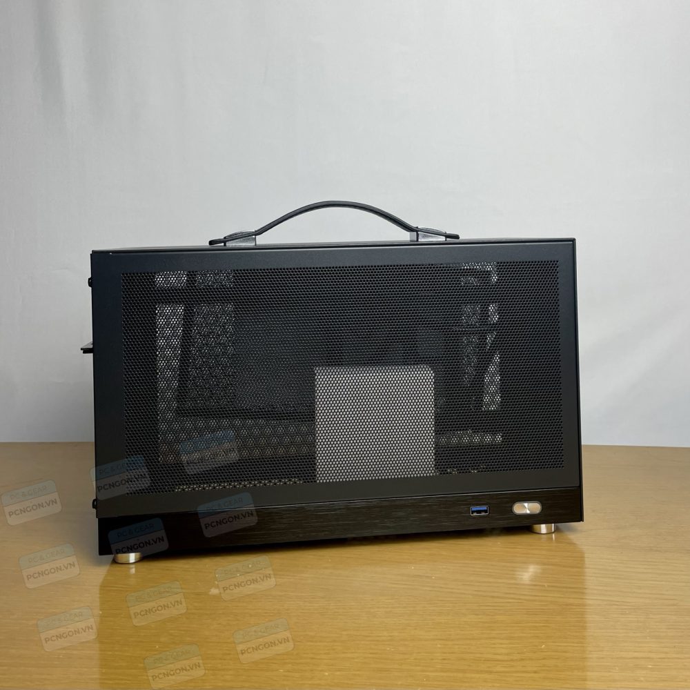 [PCNGON] Vỏ case máy tính Mini ITX Shiny Snake S400 - Đen (Type C, Riser 4.0)